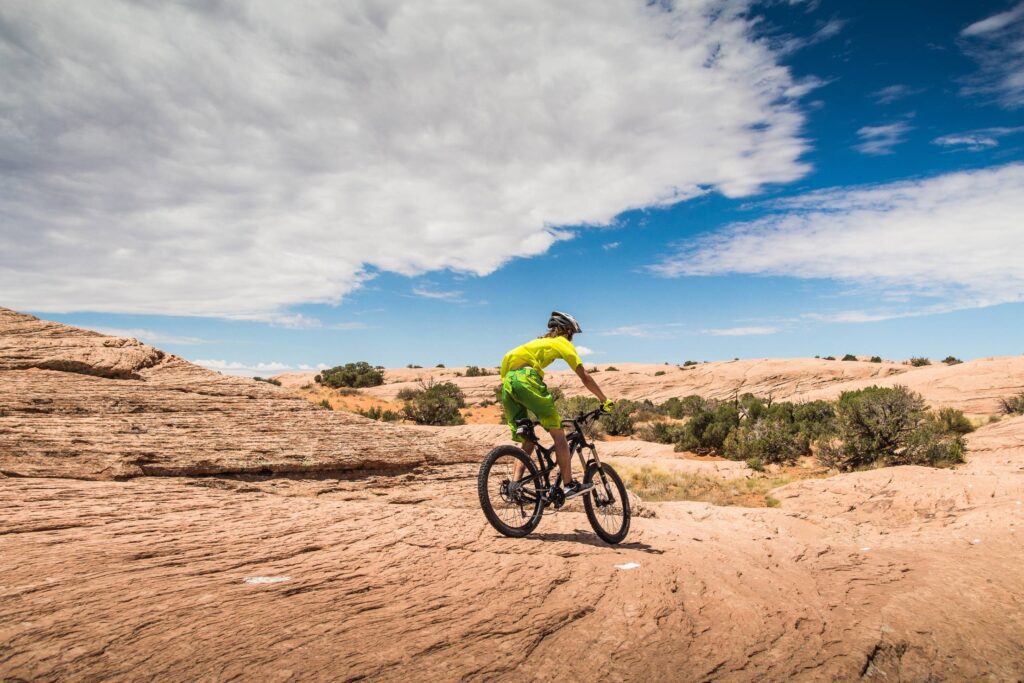 Mountain Biking in Utah Free Photo