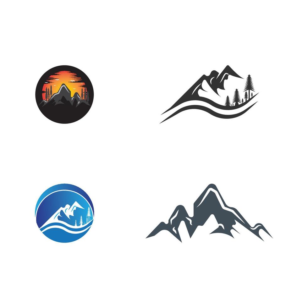 Mountain icon Logo Stock Free