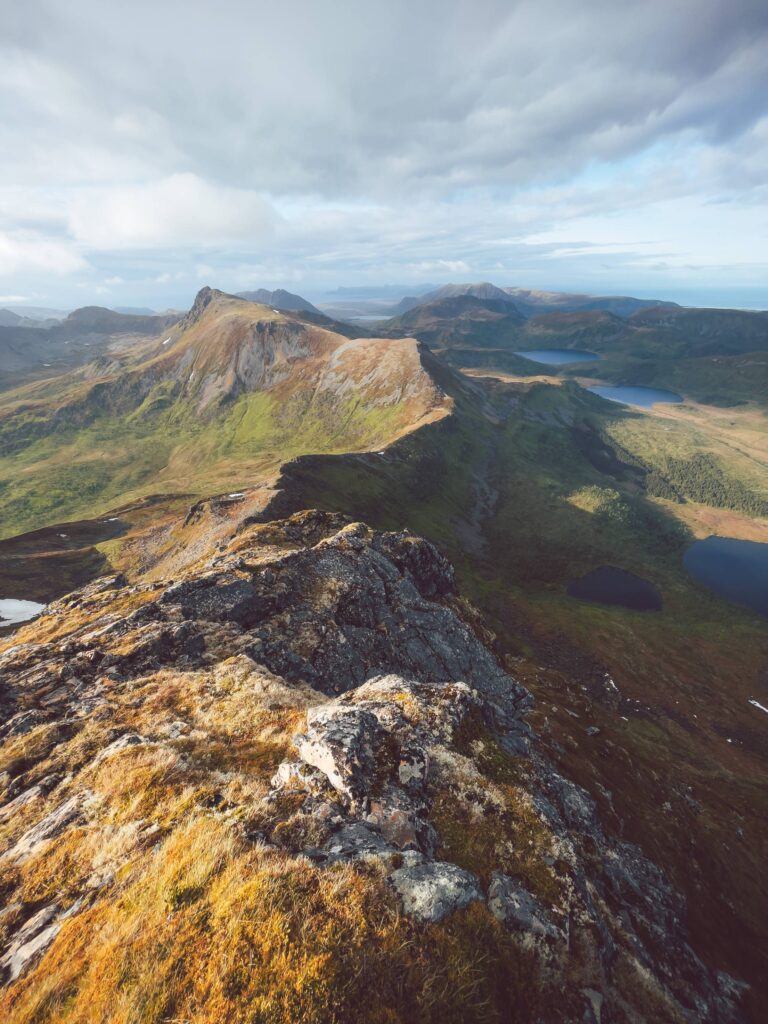 Mountain Ridge in Summer in Norway Free Photo