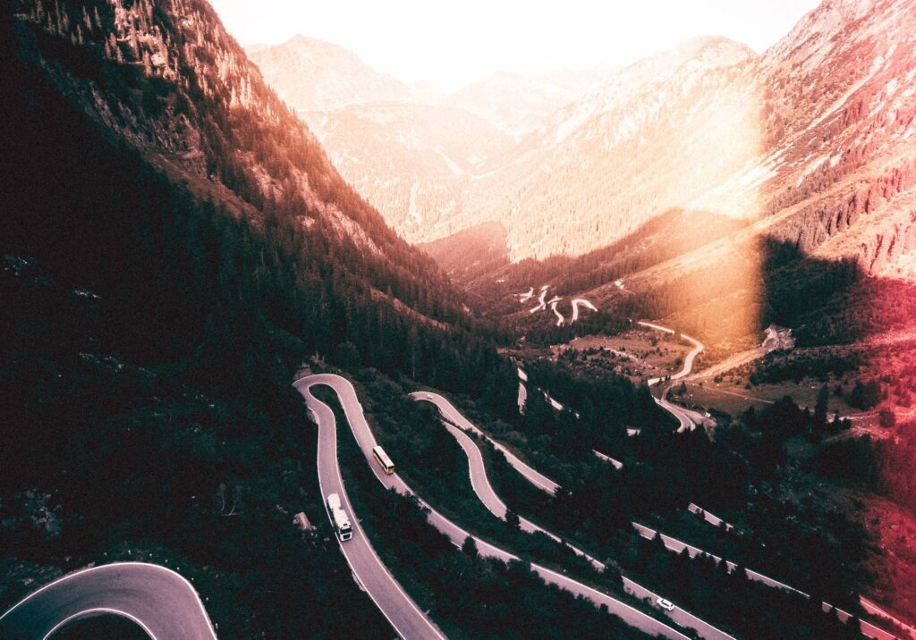 Mountain Road Silvretta in Austria Free Photo