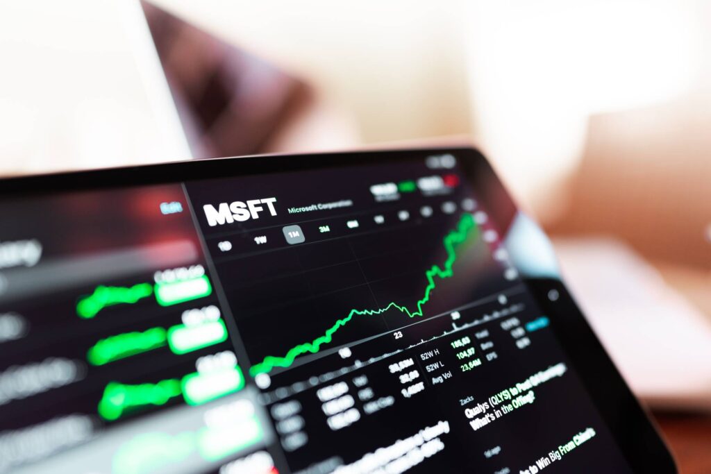 MSFT Stock Exchange Chart Free Photo