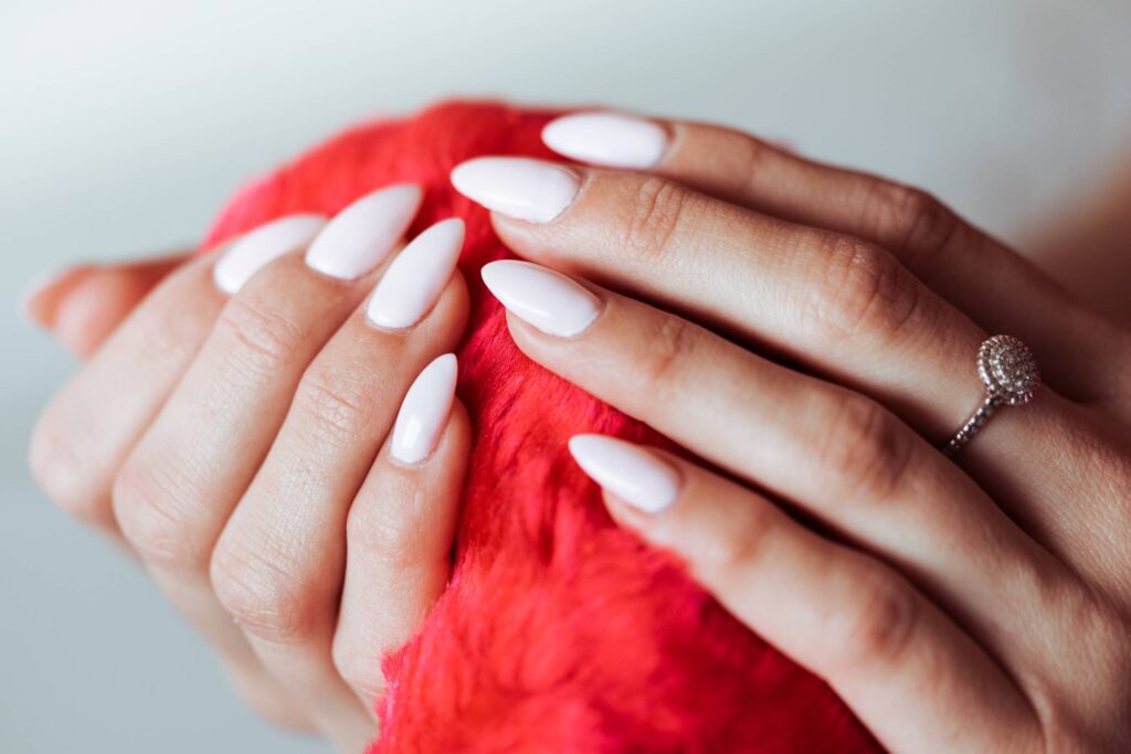 Nail Design Baby Pink Color Free Photo