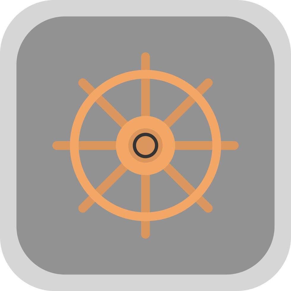 Nautical Wheel Vector Icon Design Stock Free