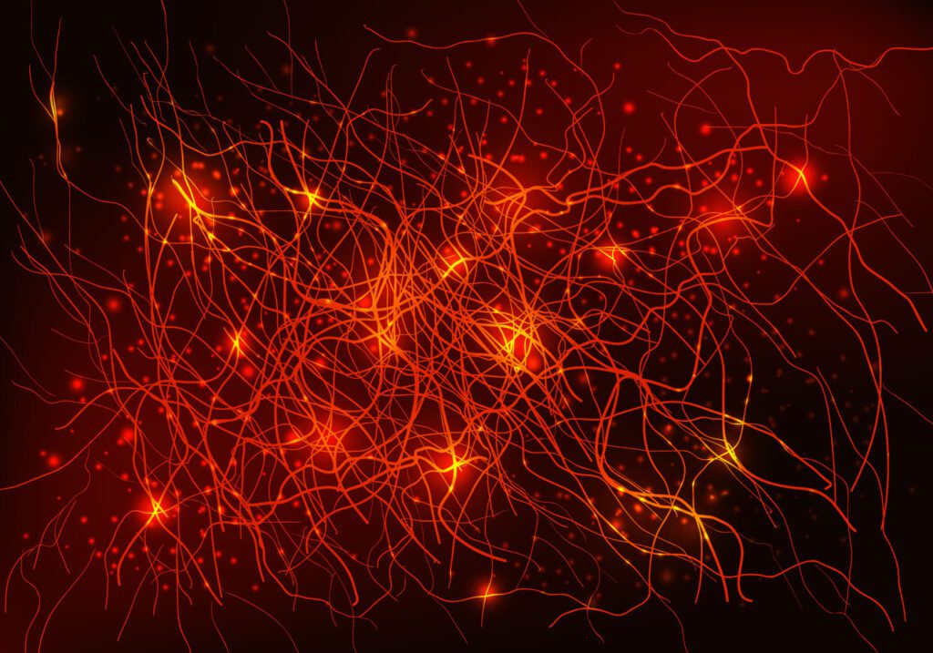 Neuron Background Free Vector and Free SVG