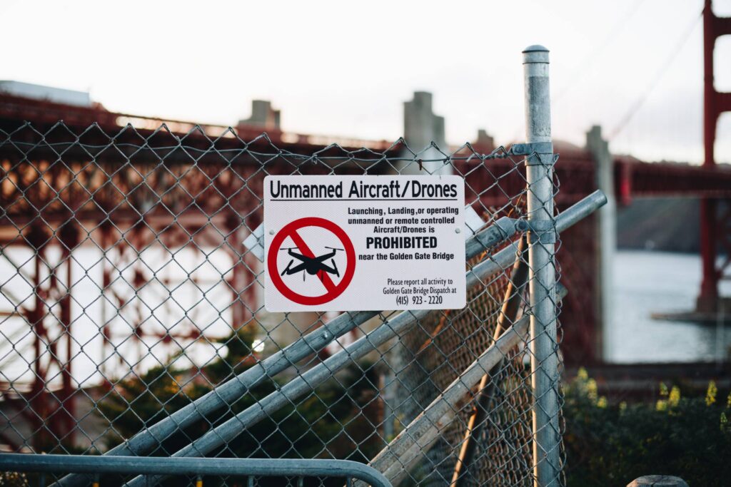 No Drone Zone Unmanned Aircraft and Drones Prohibited Free Photo