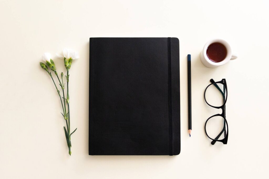 Notebook and Coffee Flatlay Free Photo