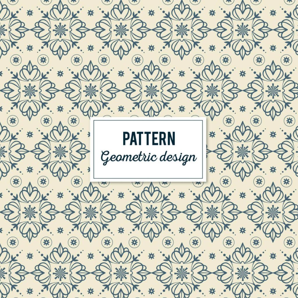 Creative Floral Geometric Pattern