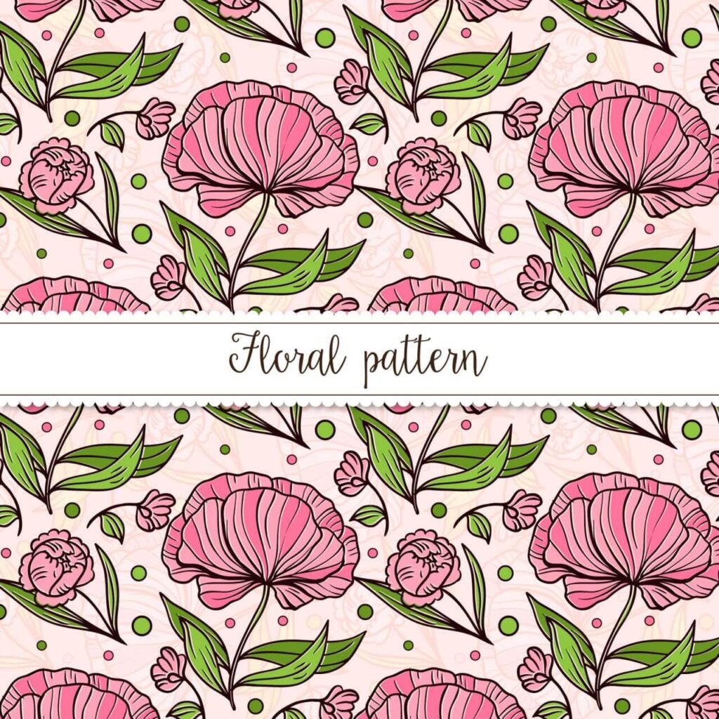 Vintage floral pattern