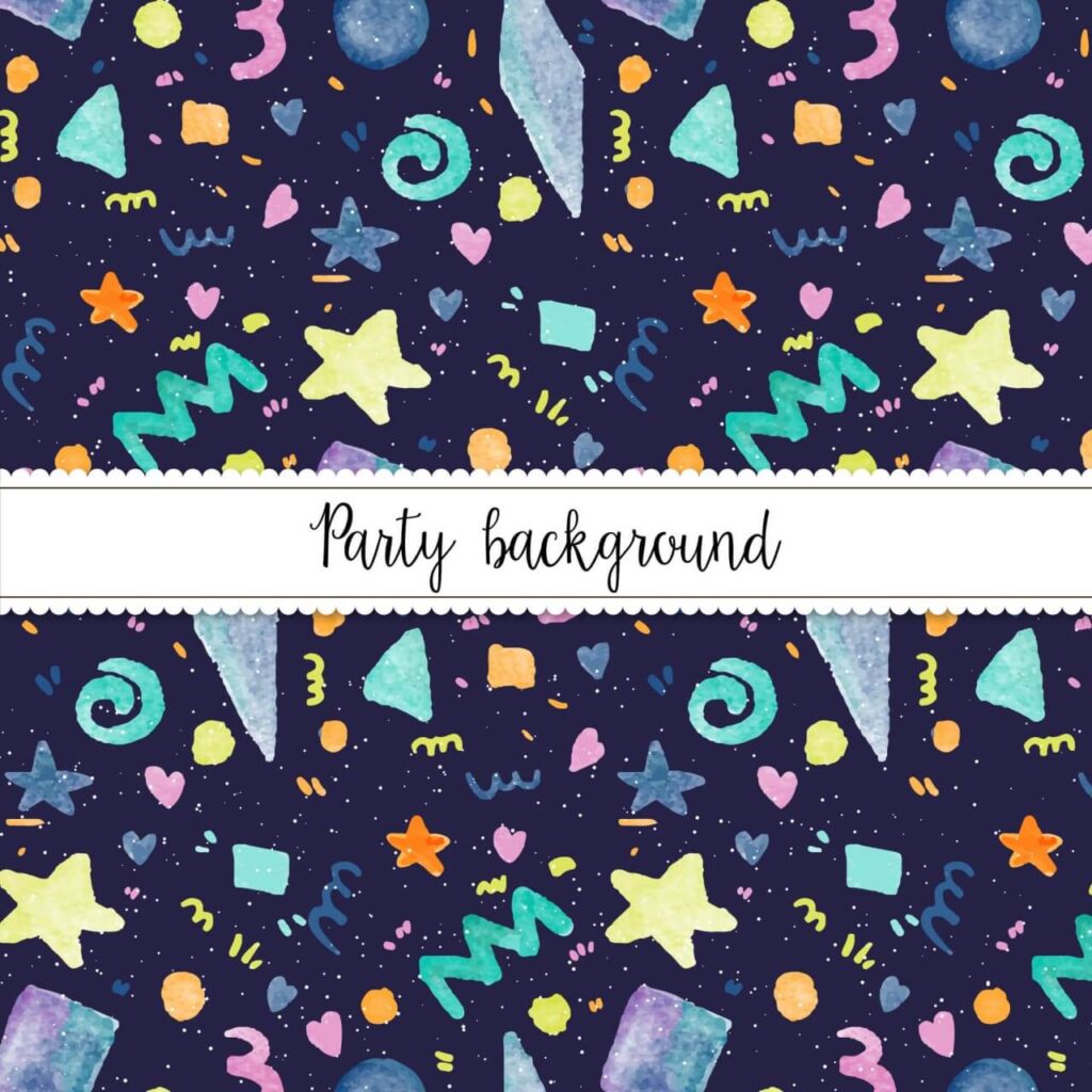 Watercolor Party Background