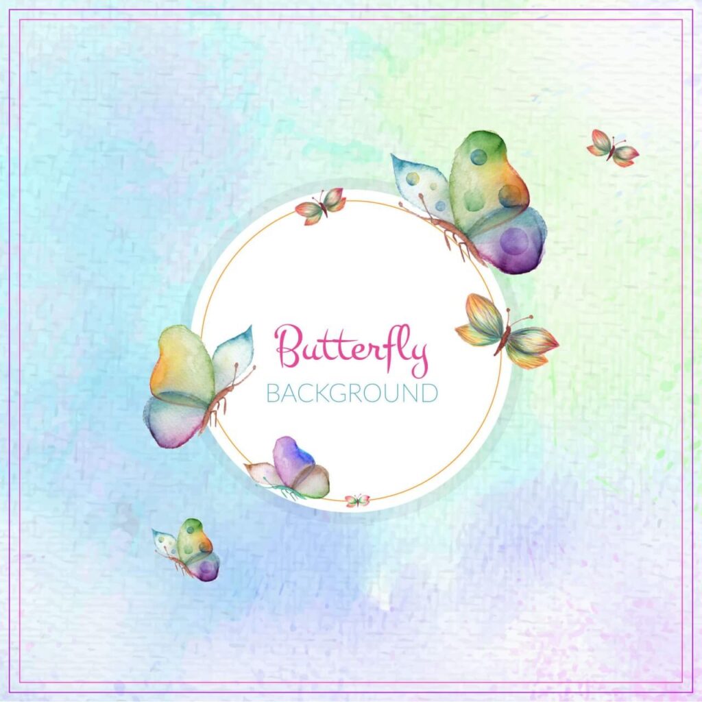 Abstract butterfly background