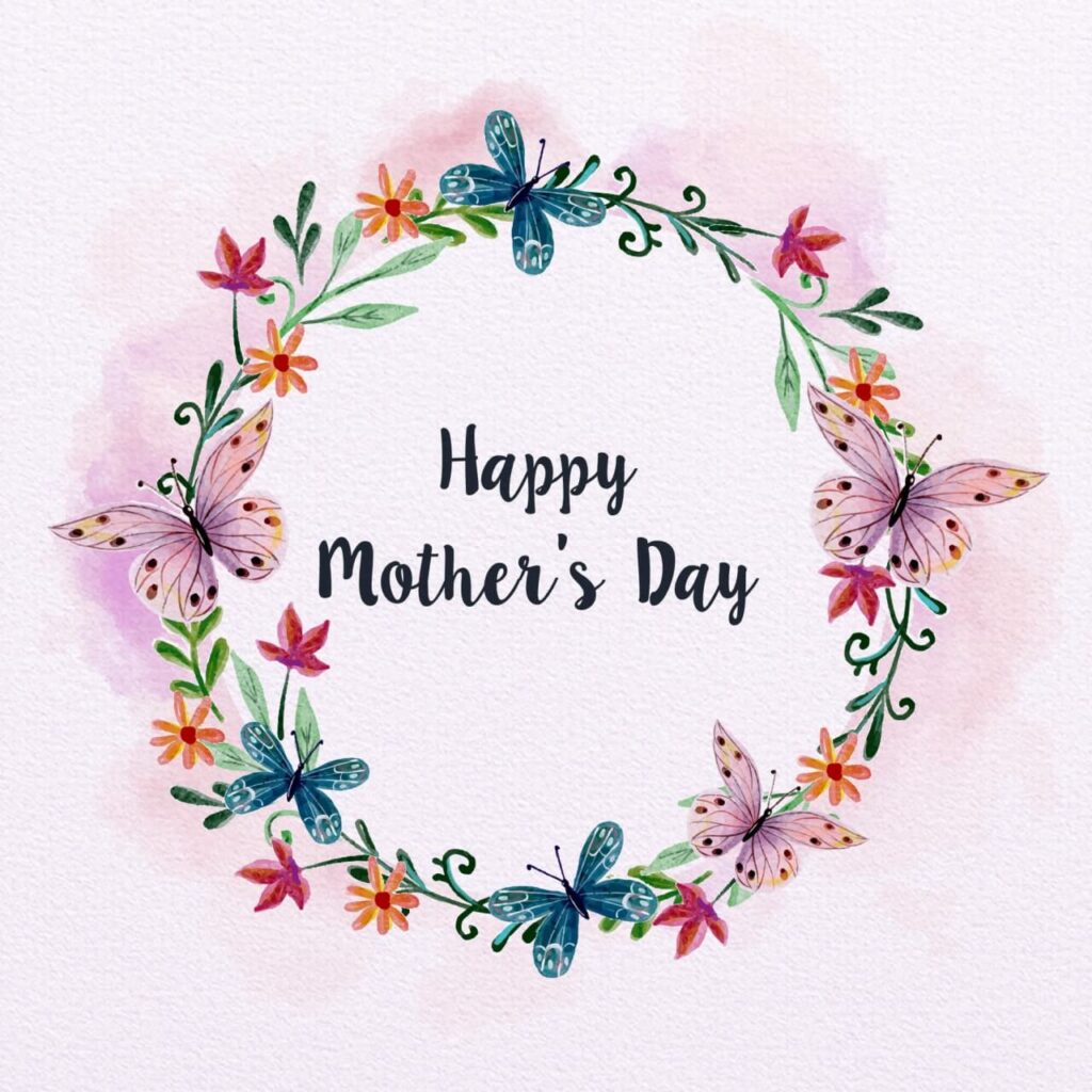 Watercolor Mother’s Day Card