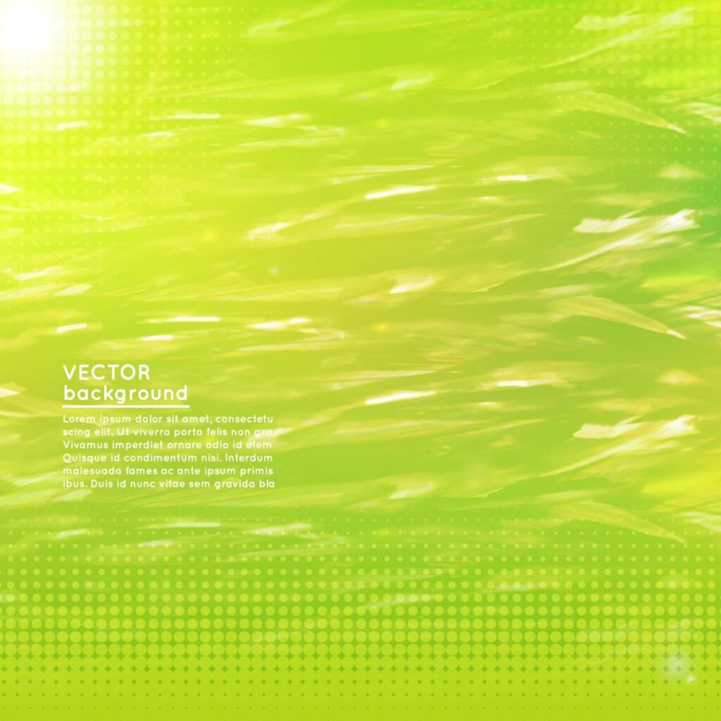 Abstract wavy green modern background design