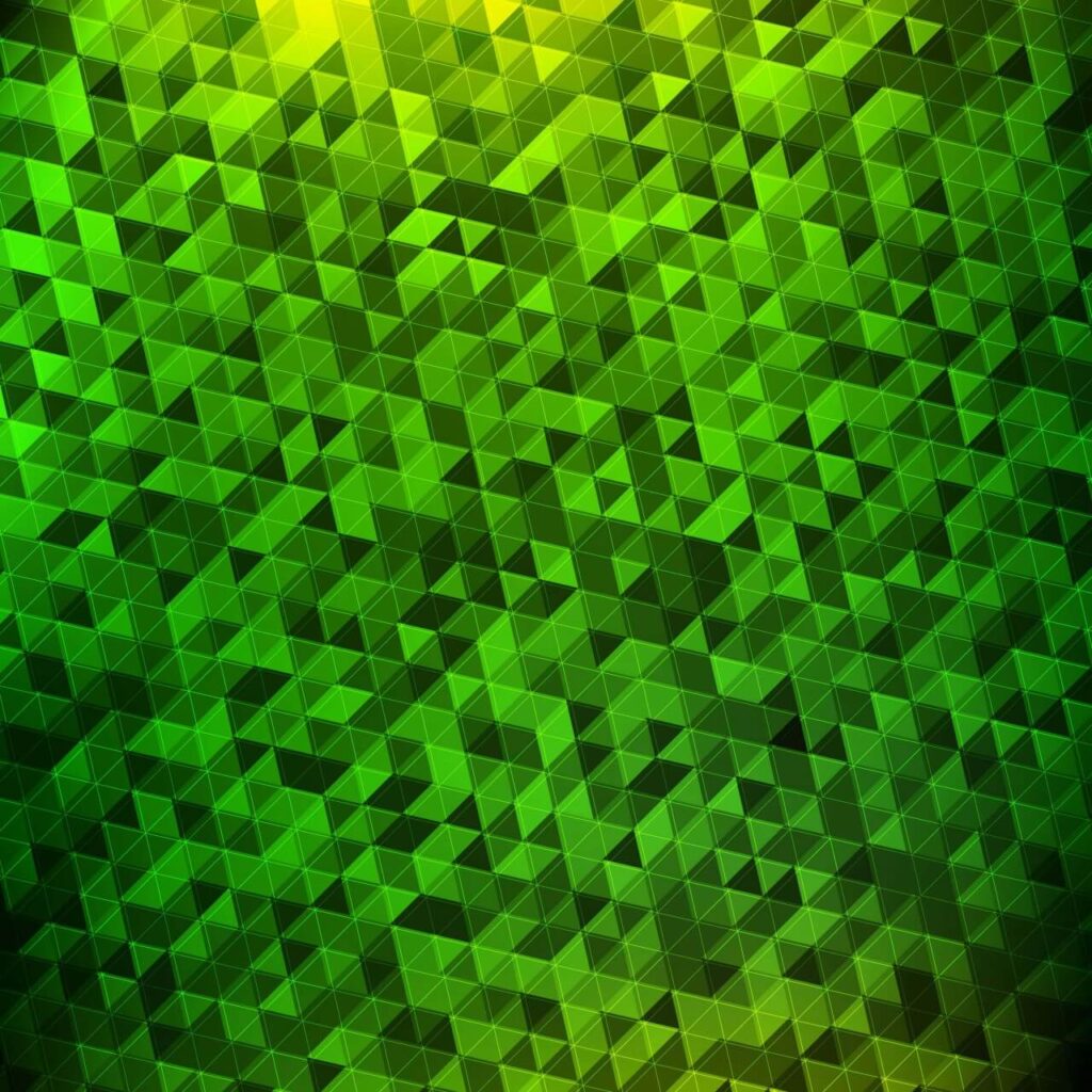 Abstract green geometric background