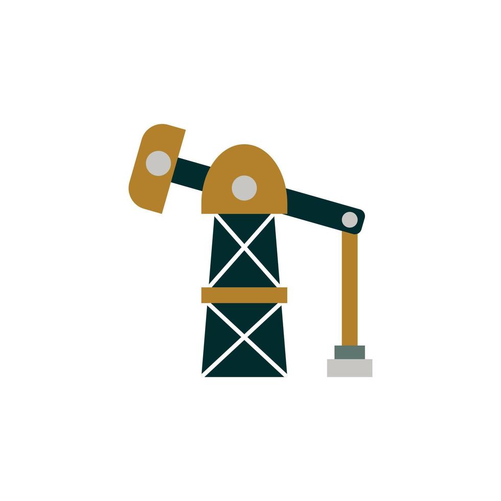 oil mine icon perfect for your app, web or additional projects Stock Free