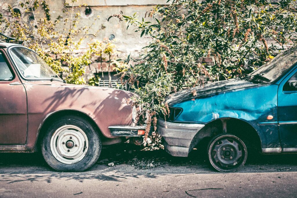 Old Broken Cars Free Photo