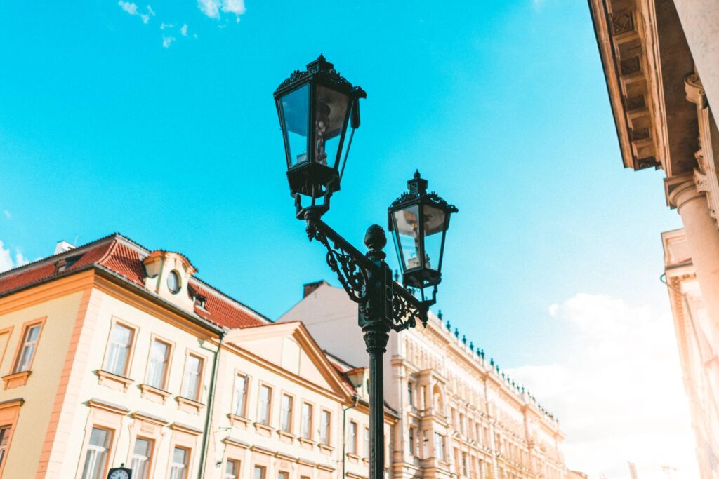 Old Street Lights in Prague Free Photo