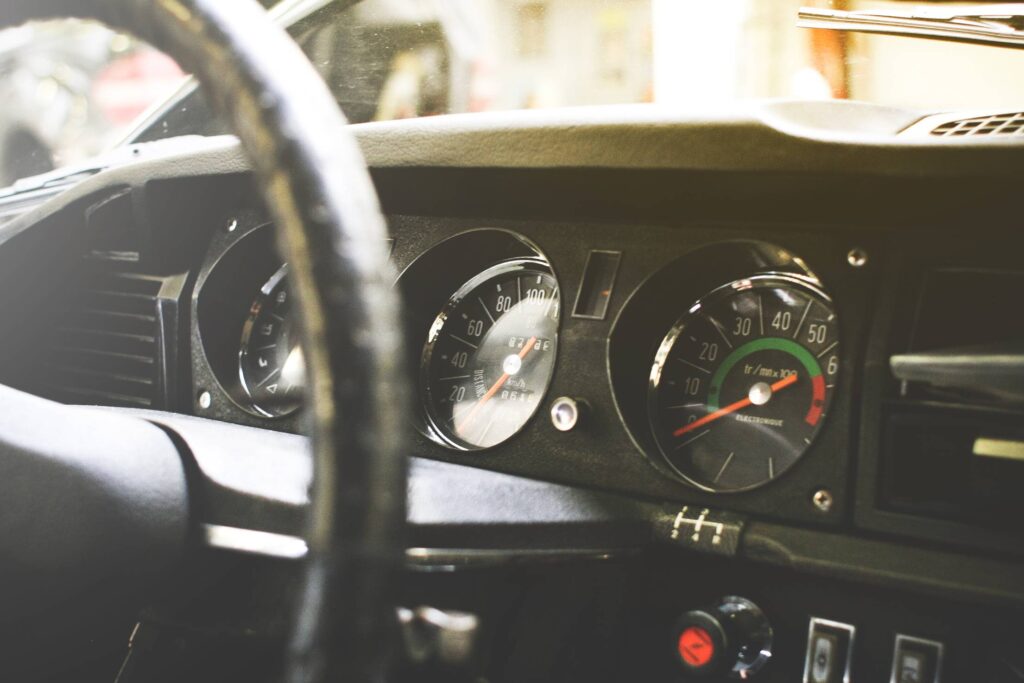 Old veteran Car Dashboard Free Photo