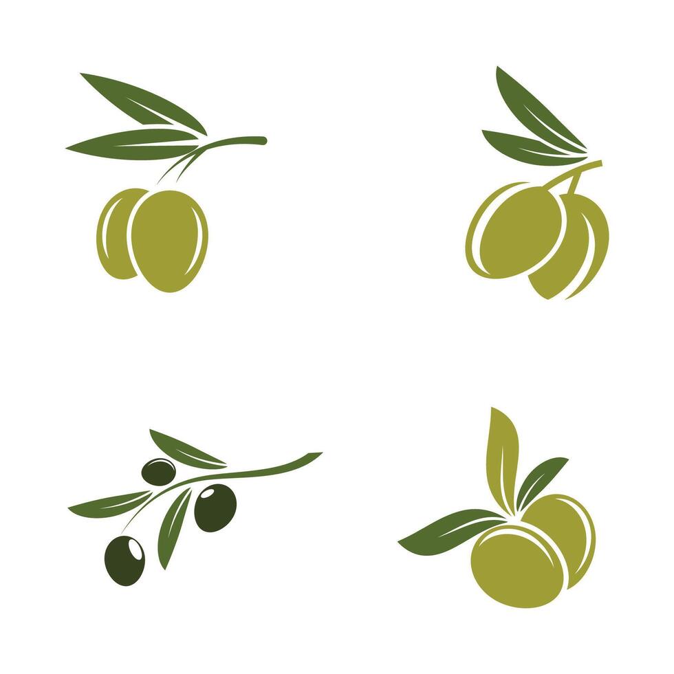 olive icon illustration design template Stock Free