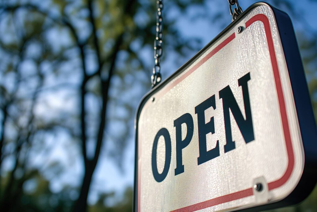 Open Business Sign Stock Free