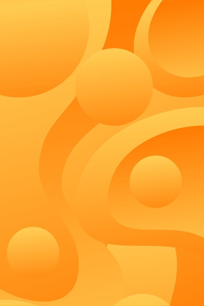 orange gradient abstract background banner poster Free Vector