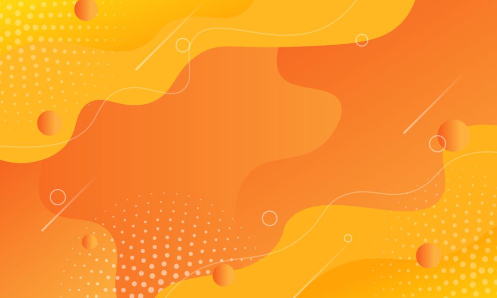 Orange gradient fluid background. Free Vector