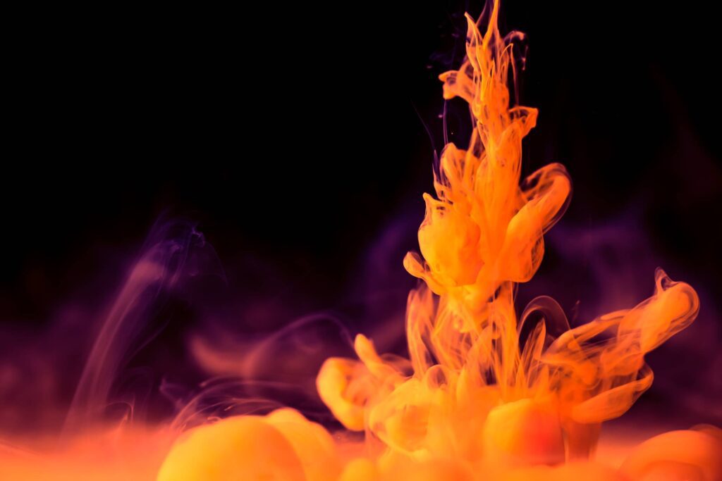 Orange Liquid Abstract Wallpaper Free Photo