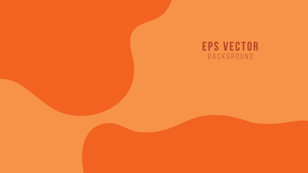 Orange Liquid background EPS Vector Editable Free Vector