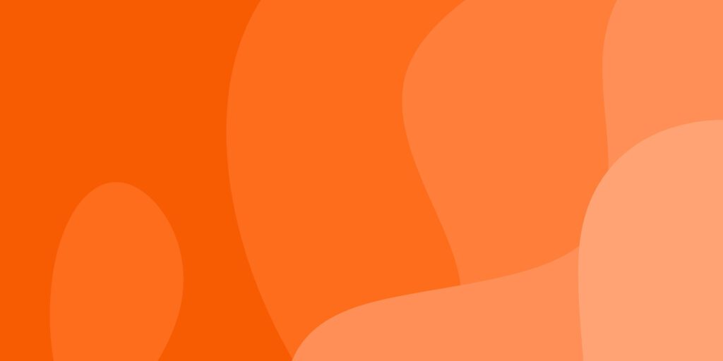 orange minimalist abstract modern background banner vector illustration Free Vector