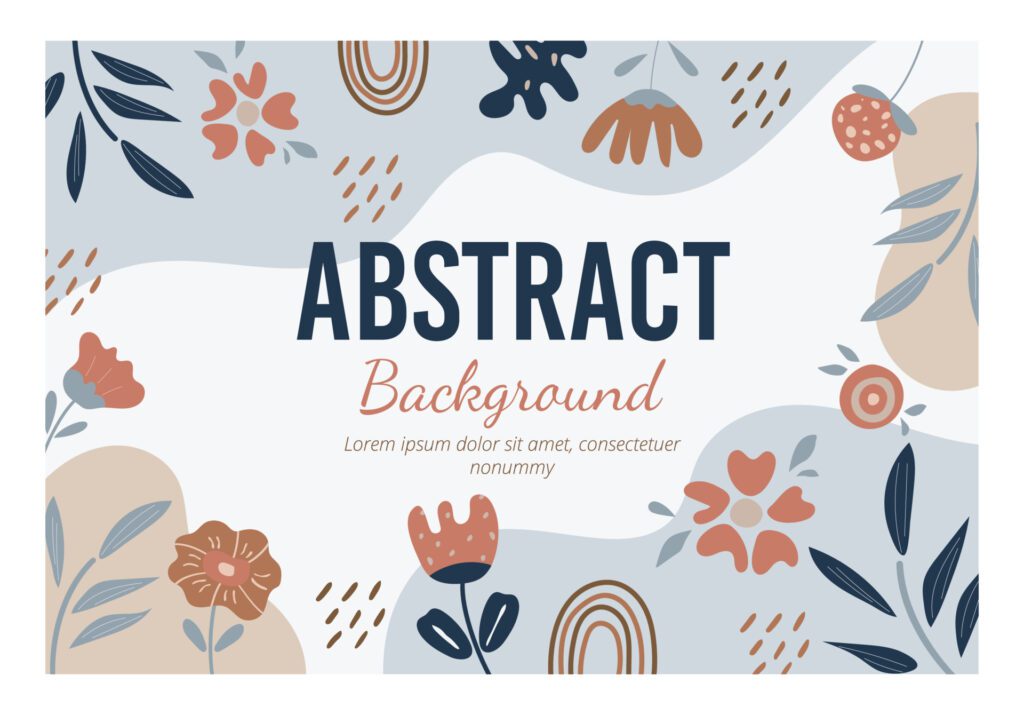 Organic shape collection. Minimal cover and background. Social media post and template with organic shape. Abstract design. Hand drawn. Vector illustration. Free Vector