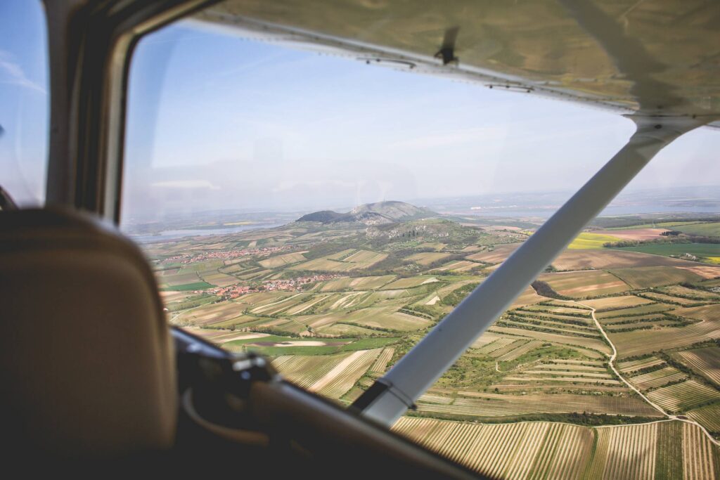 Pálava Hills (CZ) from the Plane Free Photo