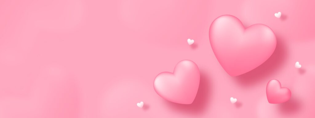 Paper art with heart on pink background. Love concept design for happy mother’s day, valentine’s day, birthday day. Banner and greeting template design. Free Vector