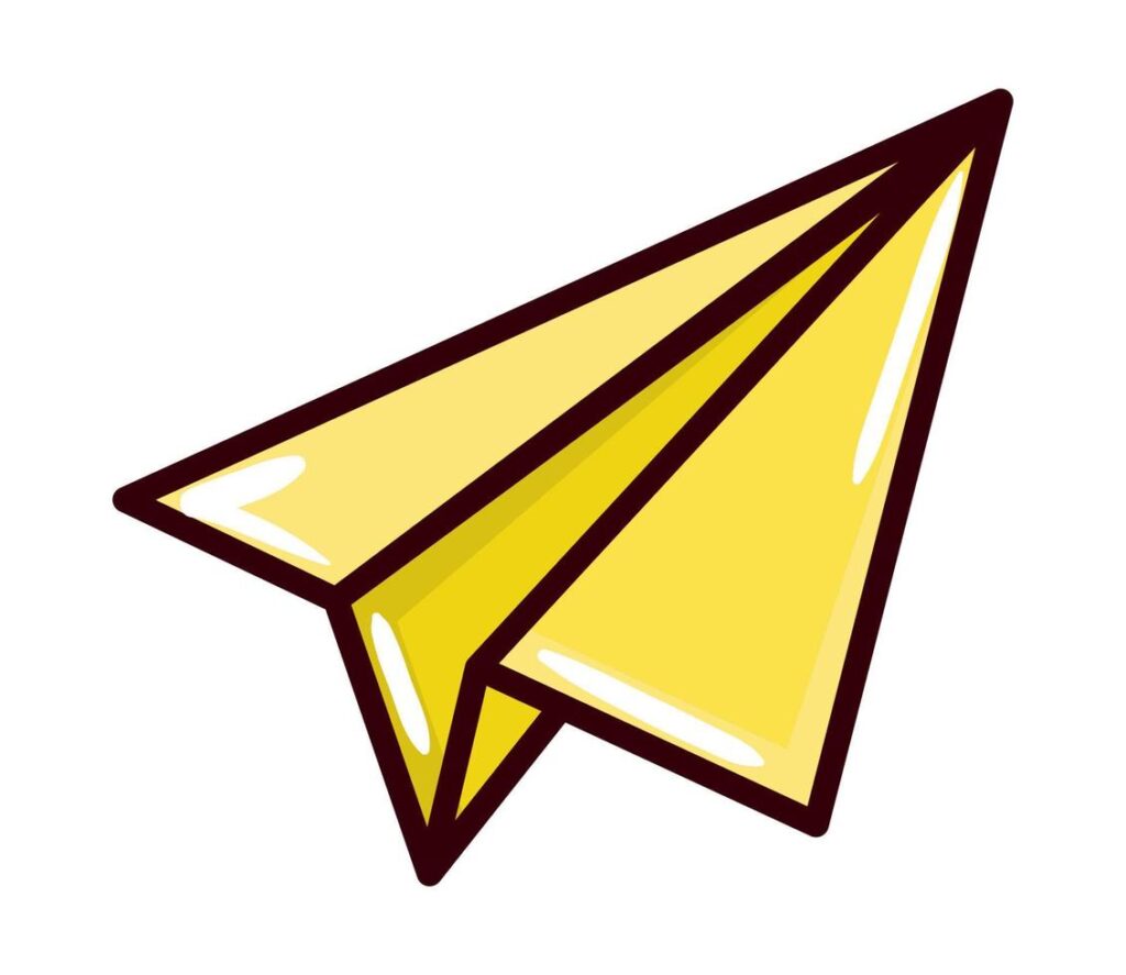 paper plane icon Stock Free