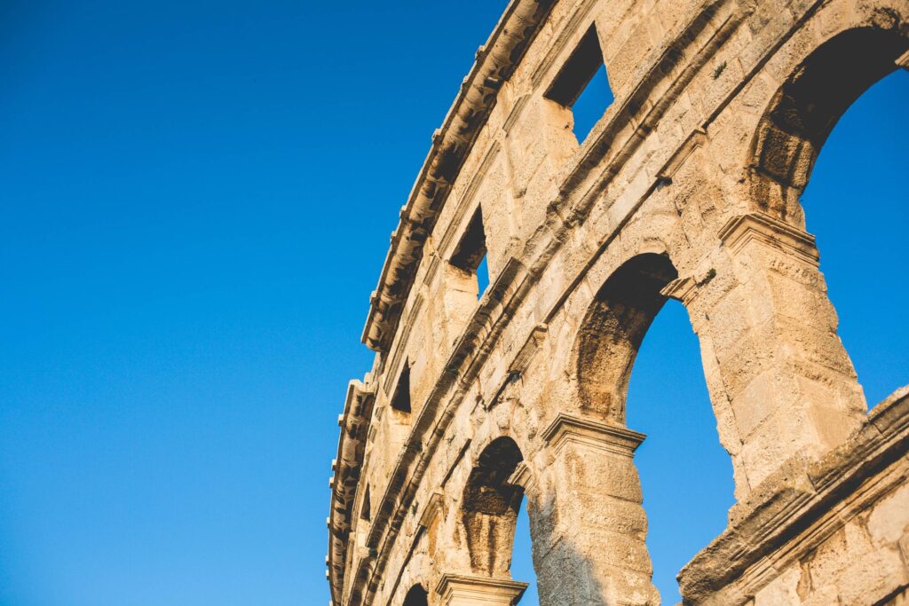 Part of Pula Roman Arena, Croatia Free Photo