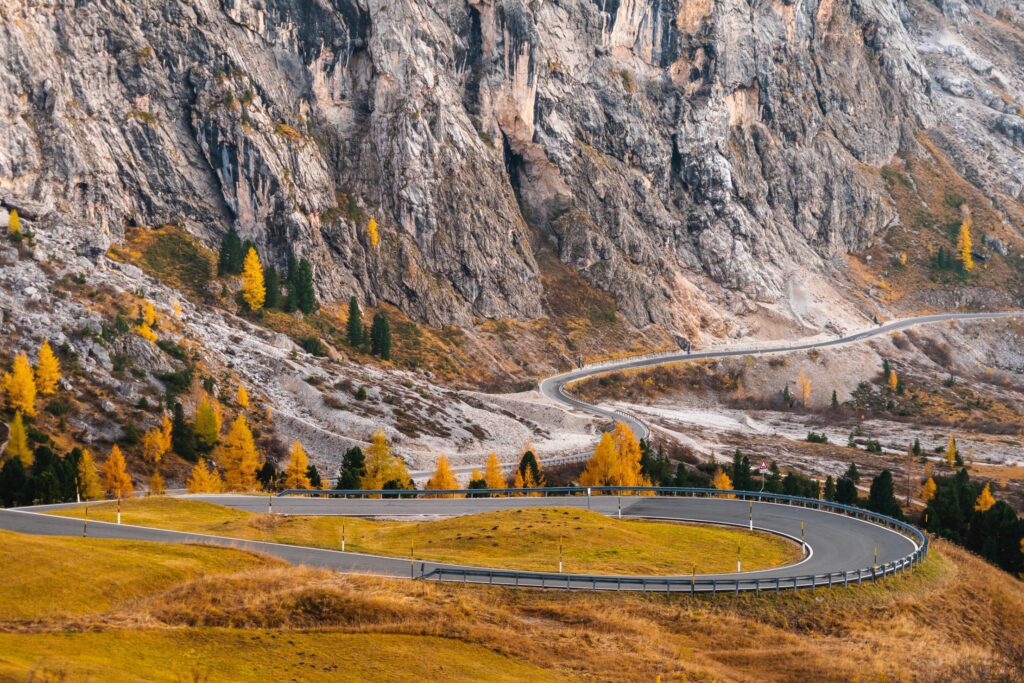 Passo Gardena in Dolomites, Italy Free Photo