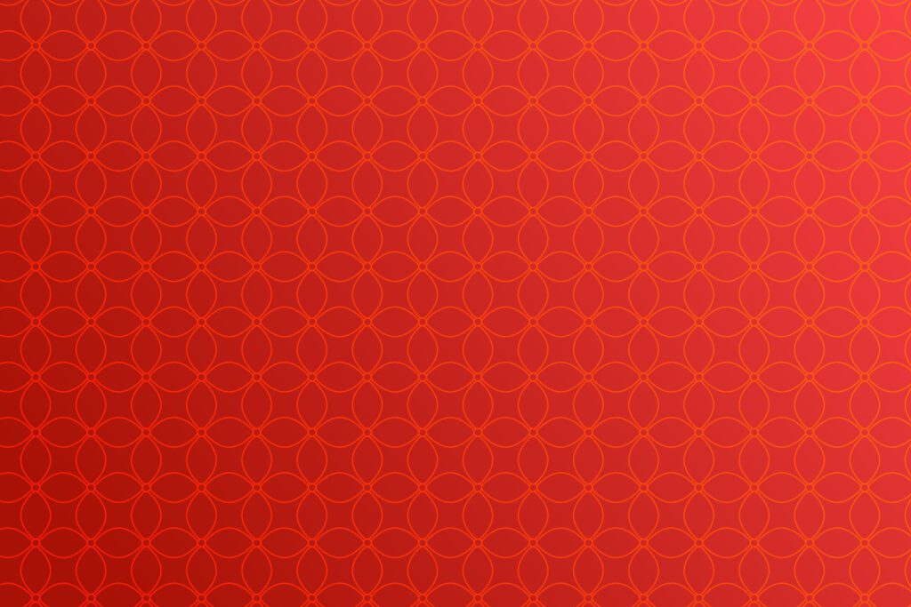 Pattern with geometric elements in red tones, abstract gradient background. Free Vector