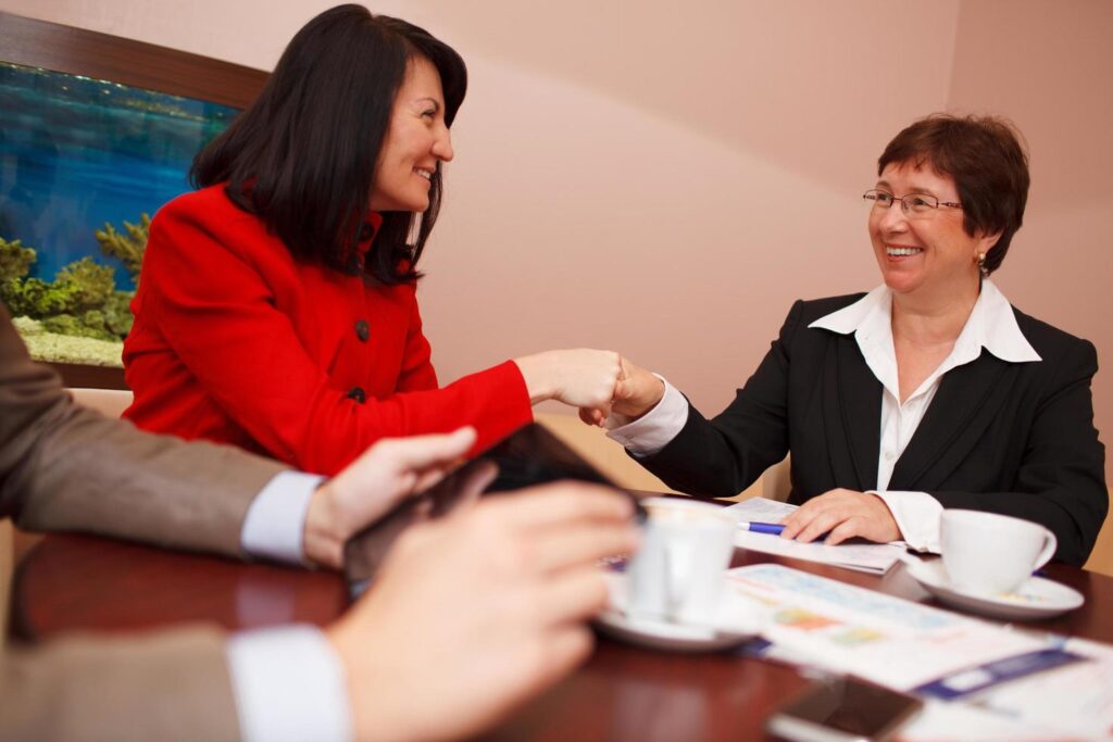 People in a business meeting Stock Free