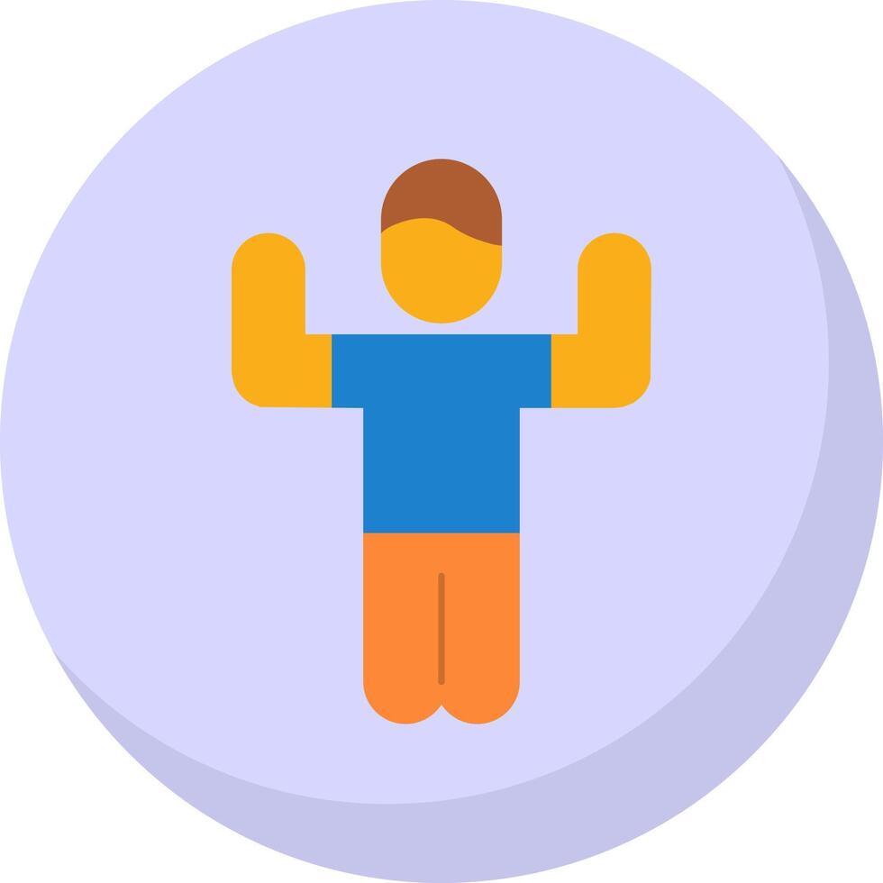 Person Exercising Vector Icon Design Stock Free