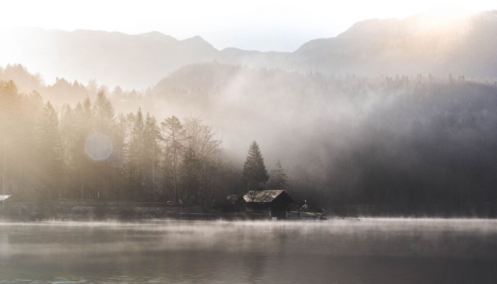 Bohinjsko jezero Stock Free