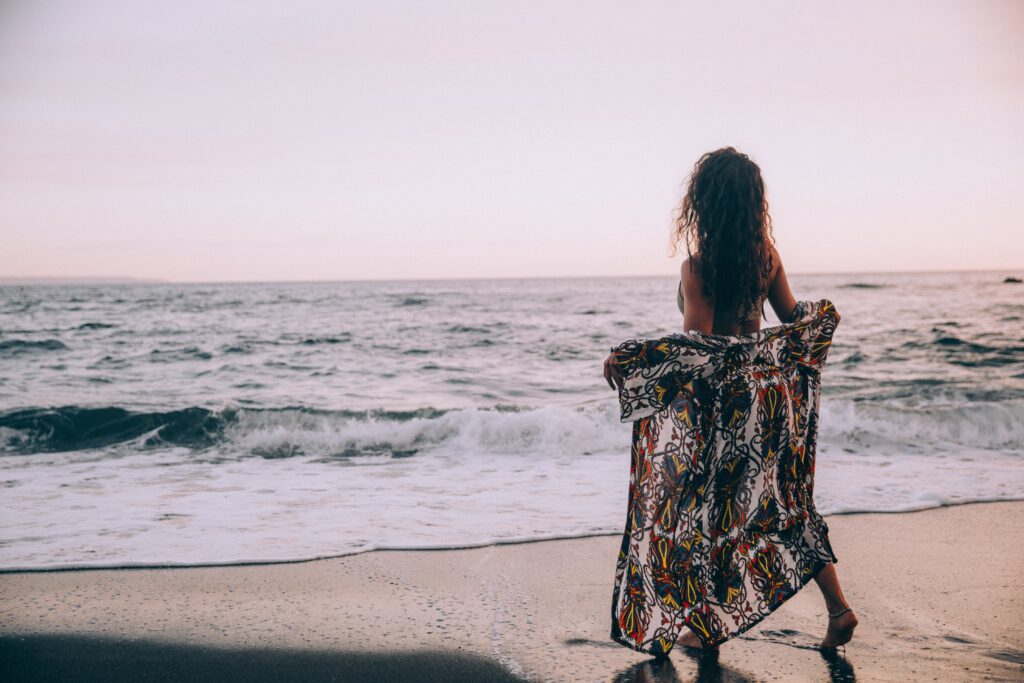 Female Beach Free Stock HD Photo