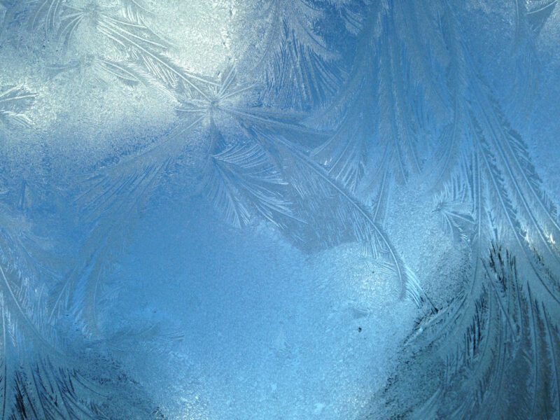 Ice Texture Window Free Stock HD Photo