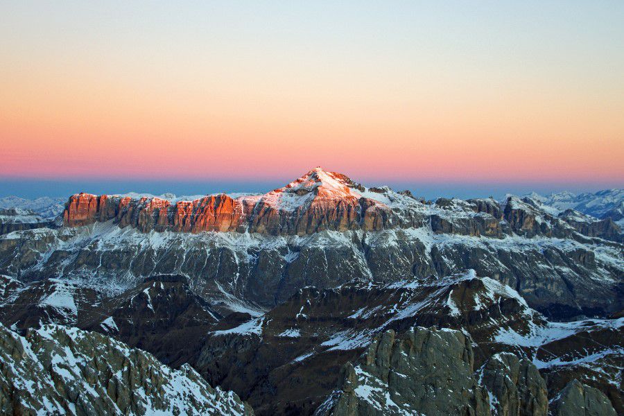 Alps at Sunrise Free Stock HD Photo