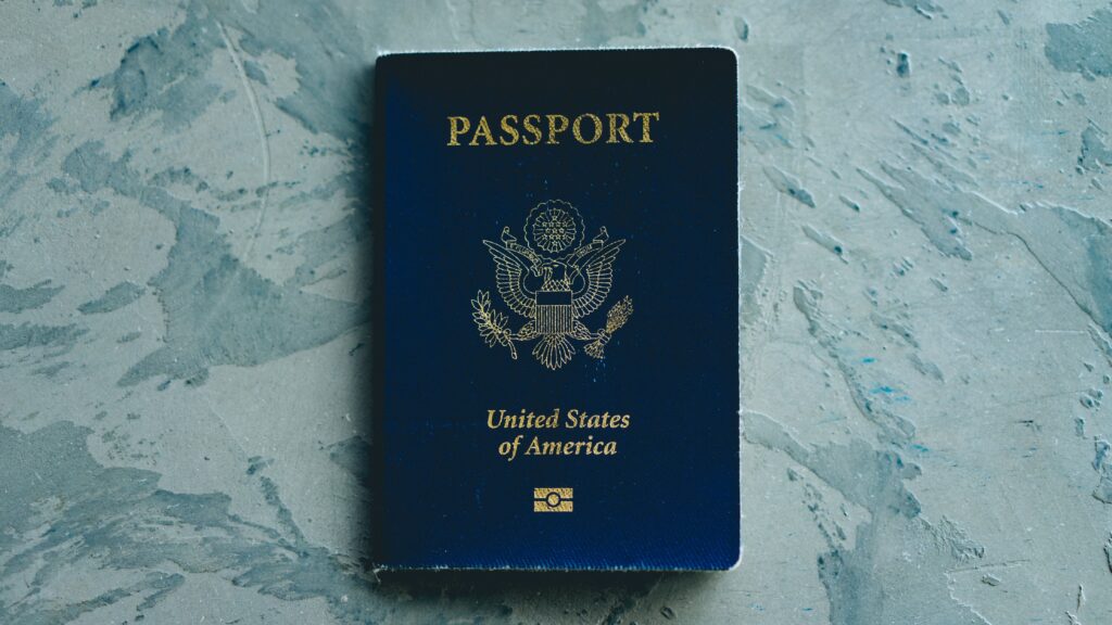 Passport Table Flat Free Stock HD Photo