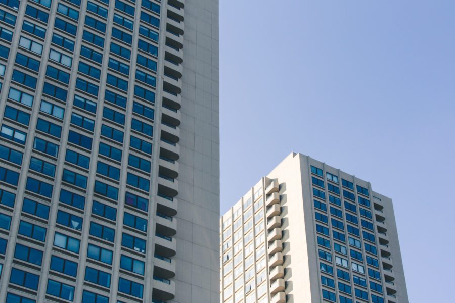 City Buildings Windows Free Stock HD Photo