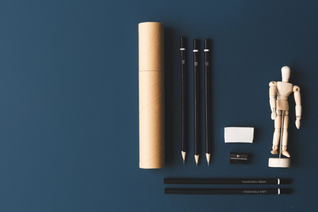 Artist Background Pencils Free Stock HD Photo