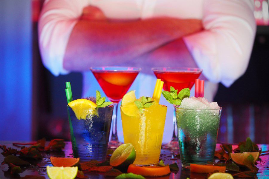 Bar Cocktails Free Stock HD Photo