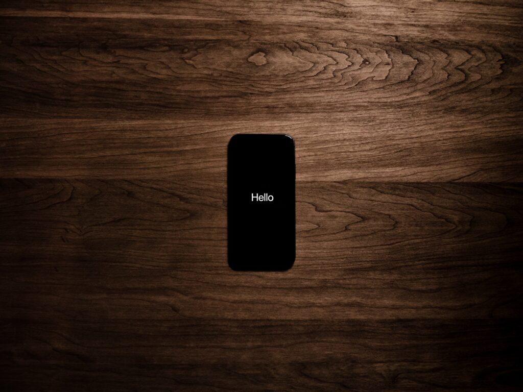 iPhone Desk Free Stock HD Photo