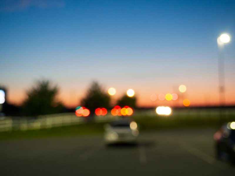 Blurry Car Lights Free Stock HD Photo