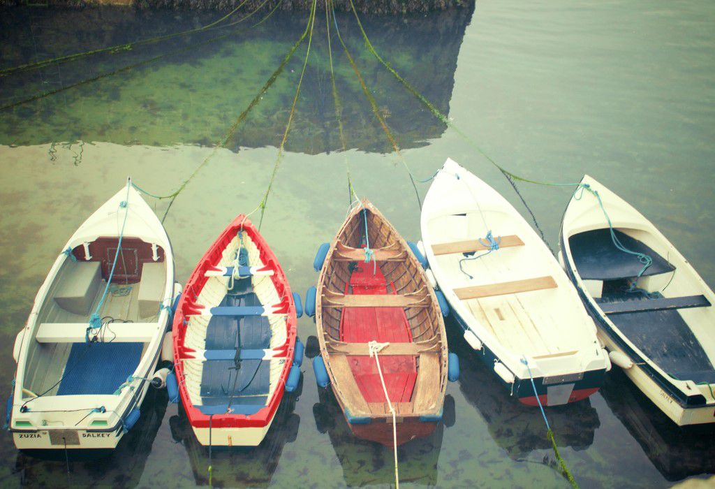 Boats Of Colour Free Stock HD Photo