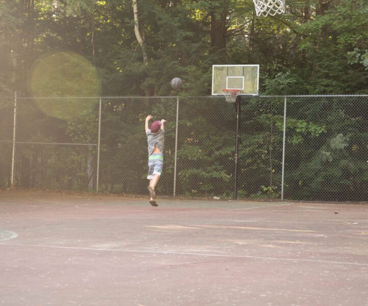 Basketball Game Outdoors Free Stock HD Photo