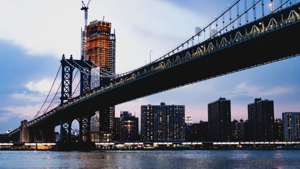 Bridge Water Sky Free Stock HD Photo